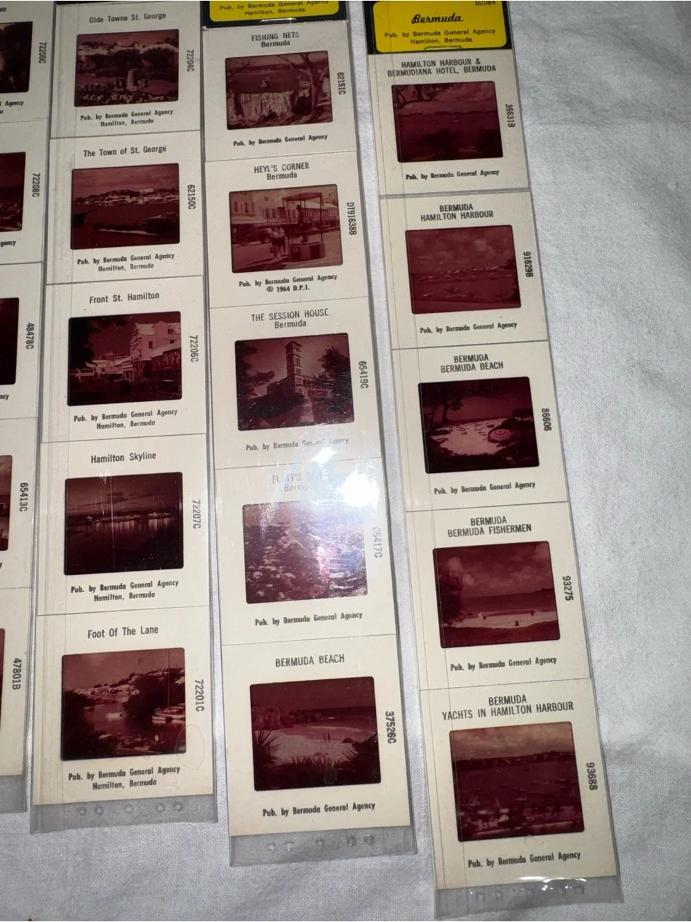 Vintage 35mm Color Slides Lot NOS Bermuda Hawaii set of 7 souvenir Dexter